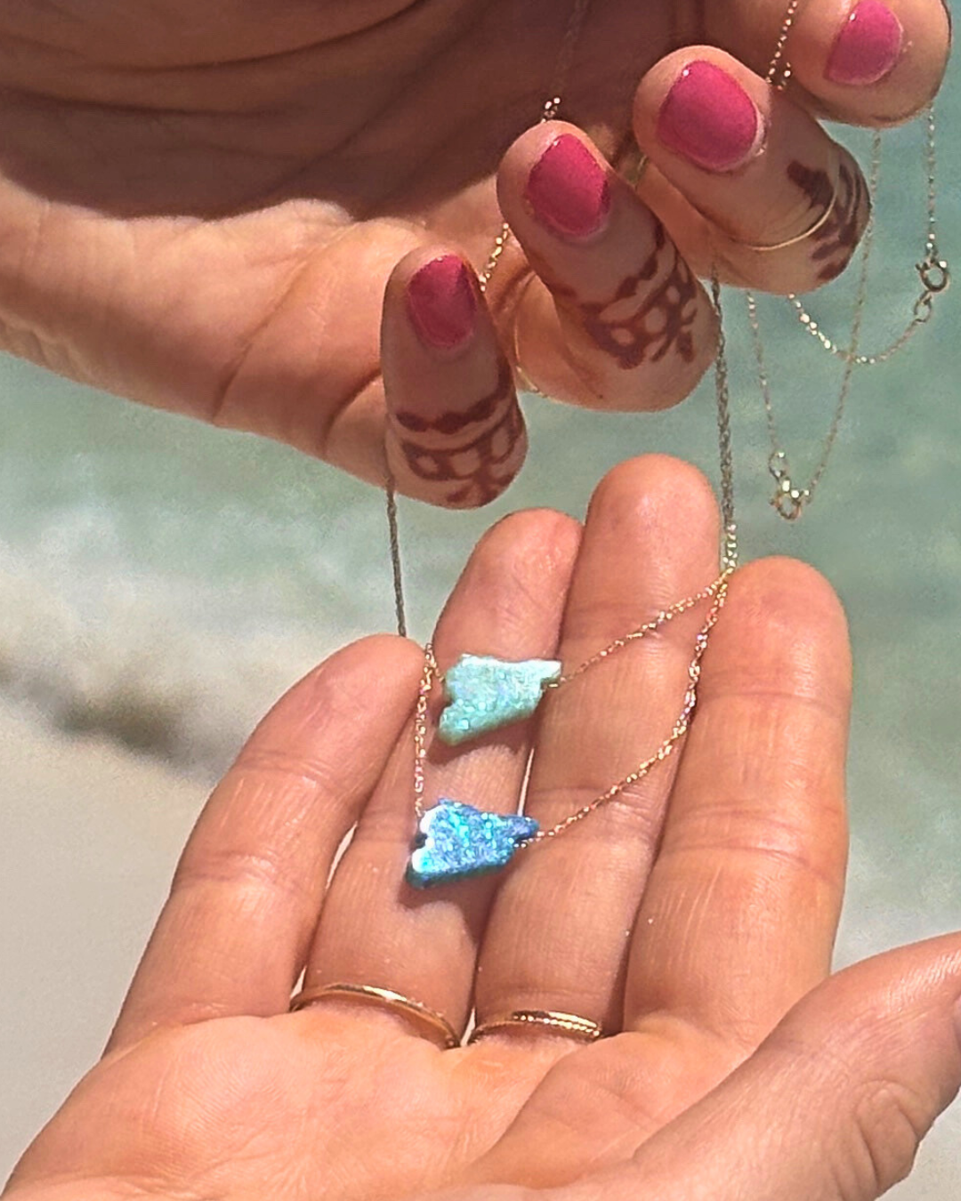 Free Syria Necklace - Turquoise